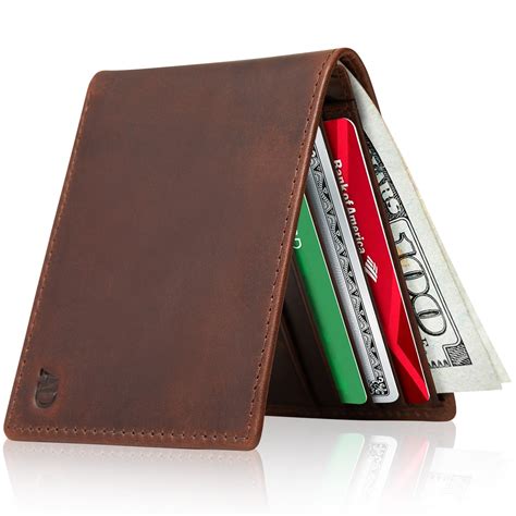 mens leather wallet with rfid protection|best rfid bifold wallet men.